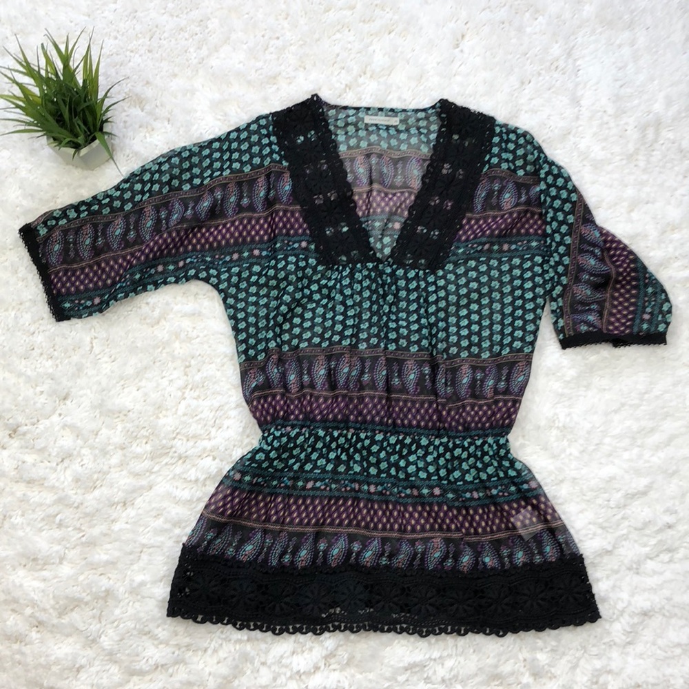 💥 5/25 sale 💥 Free Quent boho sheer cover up